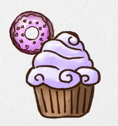 ❥𓂃𓏧 june birthday cupcake